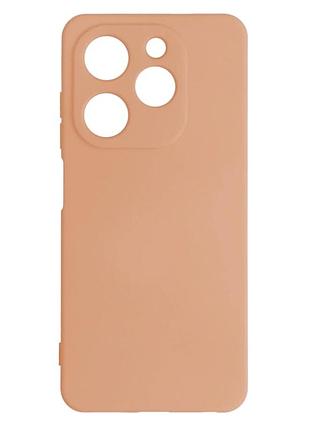 Чехол силиконовый full camera для tecno spark go 2024 bg6 с микрофиброй внутри защита камеры 19.pink sand