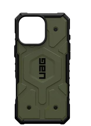 Чехол противоударный uag pathfinder для iphone 14 plus термопластичный полиуретан защита камеры зеленый 5