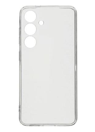 Прозрачный чехол tpu для samsung galaxy s25 5g защита камеры легкий и тонкий transparent