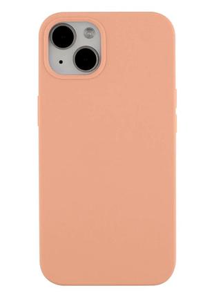 Чехол силиконовый full size для iphone 14 защита камеры pink