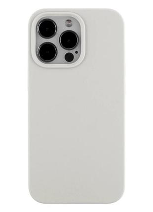 Чехол силиконовый full size для iphone 13 pro защита камеры легкий 09.white