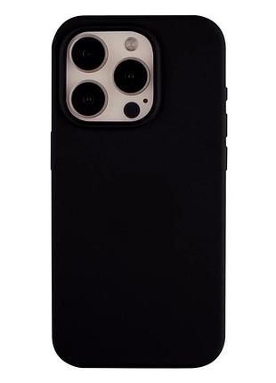 Чехол силиконовый full size для iphone 15 pro max защита камеры легкий 18.black