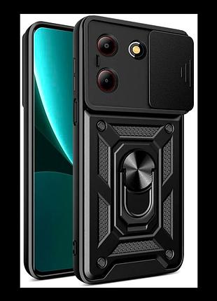 Чехол противоударный armor guard shield для zte blade a54 с защитой камеры черный