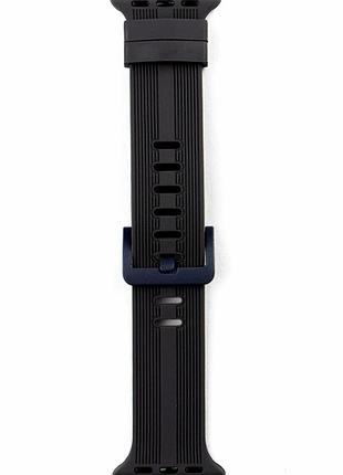 Ремешок для apple watch band силиконовый 38 40 41 мм цвет темно-серый