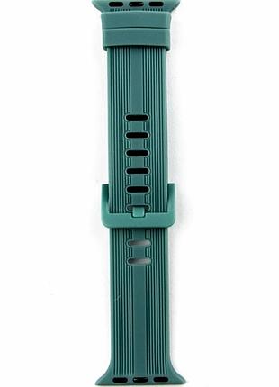 Ремешок для apple watch band silicone 38 40 41 мм цвет millitary green материал силикон