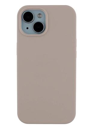 Чехол силиконовый soft silicone case для iphone 15 защитный с максимальной защитой 10.stone
