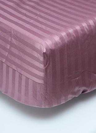Простирадло на резинці moon&star garnet satin stripe 180х200х20 см (ms-850004836)