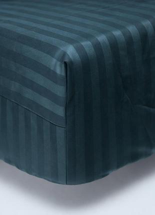 Простынь на резинке moon&star midnight luxe satin stripe 200х200х25 см (ms-850005158)