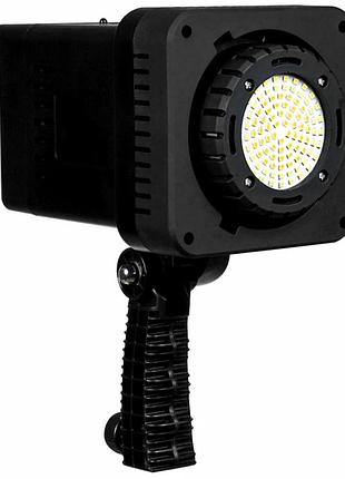 Студийная led лампа 100w 3200-5600k 12x12x30см черный light jsl-1000x с пультом дистанционного управления
