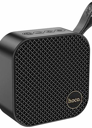Портативна колонка hoco hc22 потужність 5 вт bluetooth 5.2 fm-приймач чорний пластиковий