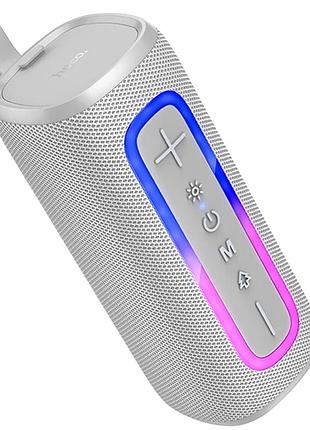 Портативна колонка hoco hc36 10 вт bluetooth 5.4 usb tf сірий для музики та відпочинку