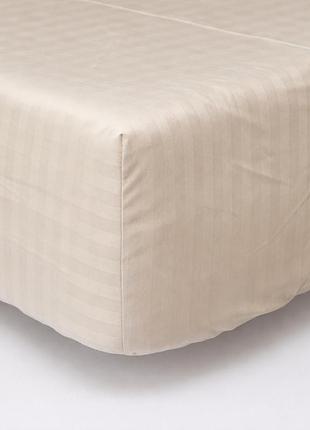 Простынь на резинке moon&star ivory stripe satin stripe 140х200х10 см (ms-850005650)