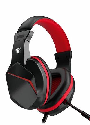 Игровые наушники fantech hq54 mars ii 40мм черно-красные с микрофоном и регулятором громкости