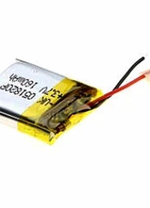 Внутренний литий-ионный аккумулятор 051820p 3,7v 180mah 21x18x5 мм универсальный