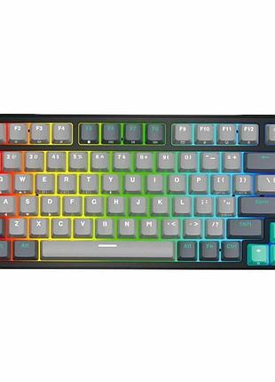 Игровая беспроводная клавиатура fantech atom pro83 mk913 mercury red switch rgb 83 кнопки type-c черный