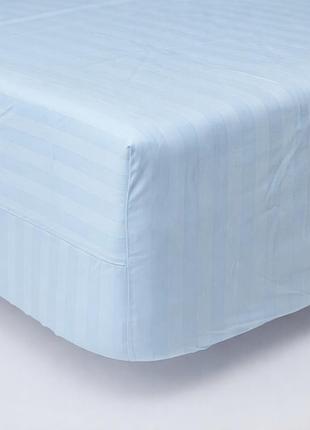 Простынь на резинке moon&star ocean calm satin stripe 200х220х20 см (ms-850005199)