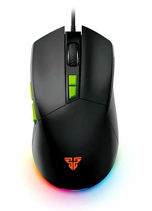 Игровая usb мышь fantech vx6 venom go phantom ii 7200 dpi черный abs пластик 7 кнопок rgb подсветка