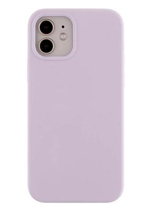Чехол силиконовый full size для iphone 11 противоударный с защитой камеры фиолетовый 39.elegant purple