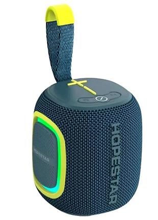 Портативная bluetooth колонка 10вт usb c ipx6 для музыки hopestar p66 синий
