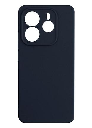 Чохол силіконовий full case для xiaomi redmi note 14 4g захист камери tpu темно-синій