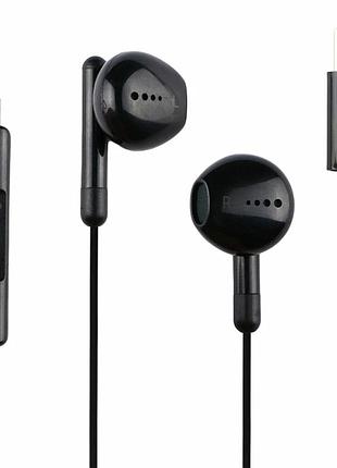 Наушники hoco m93 type-c 14мм черный для смартфонов и планшетов с микрофоном и пультом управления
