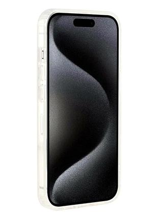Чехол tpu+pc imd gradient с magsafe для iphone 15 pro max прозрачный с защитой камеры 4