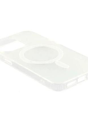 Чехол tpu+pc imd gradient с magsafe для iphone 15 pro max прозрачный с защитой камеры 5
