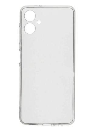 Прозрачный чехол tpu для samsung galaxy a06 a065 защита камеры легкий и тонкий transparent