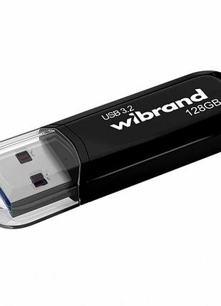 Usb flash drive 128gb 3.2 wibrand marten черный для хранения и переноса данных