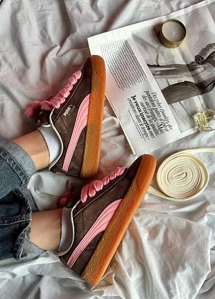 Puma suede xl brown/pink