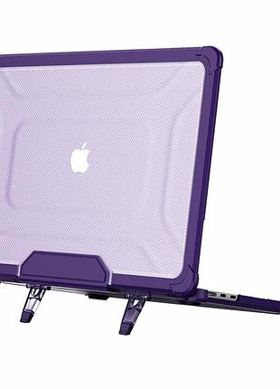 Чохол накладка tpu pc для macbook air 13 дюймів 2022 2024 2025 purple