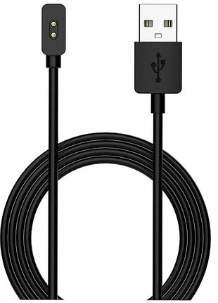 Кабель usb 0.5м для зарядки mi band 8 9 черный abs пластик силикон