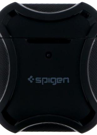 Футляр tpu spigen durapro flex с карабином для airpods 1 2 черный