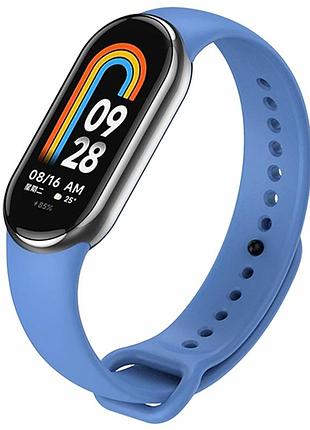 Ремешок для xiaomi mi band 8 9 10 силиконовый цвет royal blue длина 120 мм ширина 20 мм высота 10 мм