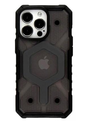 Чехол противоударный armorhex magnetic case для iphone 14 pro max с magsafe matte black 4