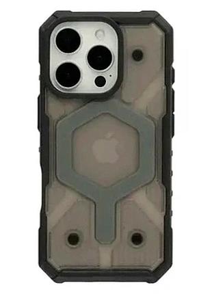Чехол противоударный armorhex magnetic case для iphone 14 pro max с magsafe matte black 6