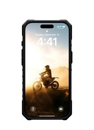 Чехол противоударный armorhex magnetic case для iphone 14 pro max с magsafe matte black 7
