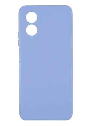 Чехол силиконовый full camera для oppo a18 oppo a38 с микрофиброй внутри защита камеры 05.lilac