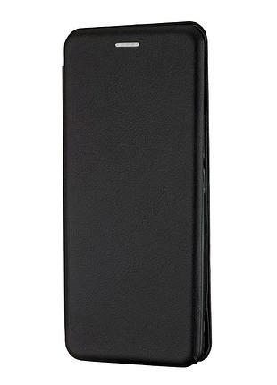 Чехол-книжка standart для xiaomi redmi note 14 pro 4g черный с защитой от ударов и износостойким материалом
