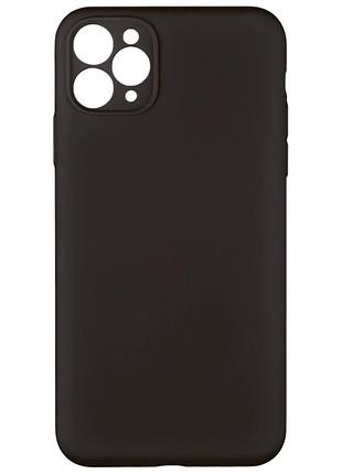 Чехол силиконовый full case для iphone 11 pro max с микрофиброй внутри защита камеры цвет 22.coffee