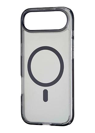 Чехол силиконовый ultra hybrid с magsafe для iphone 17 air защита камеры черный