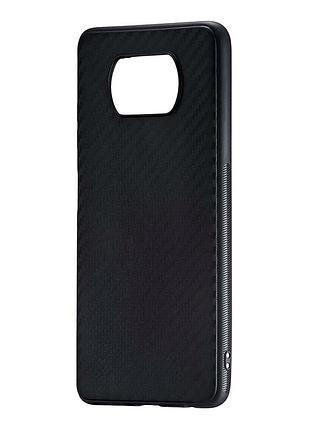 Чохол накладка carbon tpu для xiaomi poco x3 poco x3 pro чорний із максимальним захистом і посиленими кутами