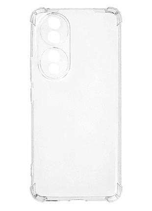 Чехол tpu прозрачный для honor 90 противоударный с защитой камеры прозрачный