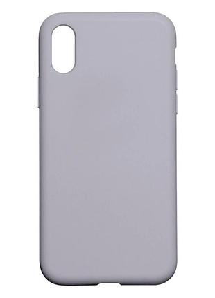 Чехол силиконовый full size для iphone xr защита камеры легкий 07.lavender