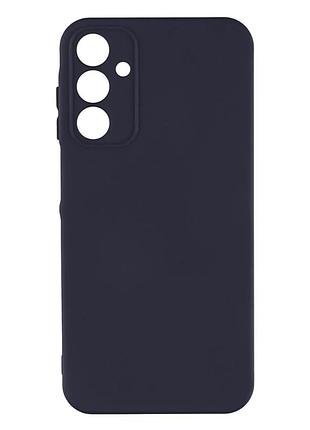 Чехол силиконовый full camera для samsung galaxy a15 a155 a15 5g a156 с микрофиброй внутри защитный темно-синий