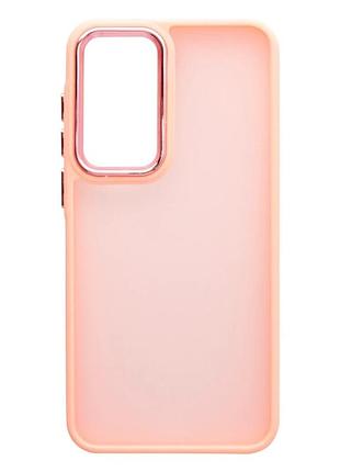 Чехол tpu+pc space ii для samsung galaxy s23 fe 5g pink противоударный с защитой камеры