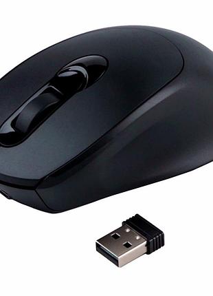 Бездротова миша оптична 2.4g із заряджанням type-c 3200dpi чорний twolf q8 для пк і ноутбука