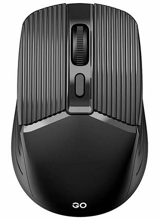 Беспроводная мышь fantech go w605 черный 1600dpi usb адаптер abs пластик для работы и игр