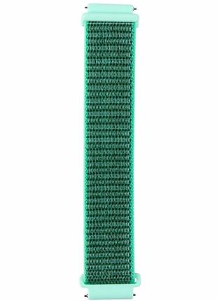Ремешок nylon 20мм turquoise для samsung amazfit huawei универсальный износостойкий аксессуар