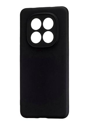 Чехол силиконовый graphite protected для xiaomi redmi note 15 pro черный с защитой камеры